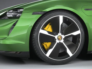 Porsche Taycan Turbo S 2020 3D Model