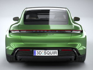 Porsche Taycan Turbo S 2020 3D 模型
