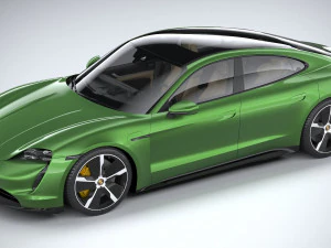 Porsche Taycan Turbo S 2020 3D Model