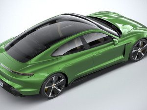 Porsche Taycan Turbo S 2020 3D 模型
