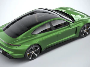 Porsche Taycan Turbo S 2020 3D Model
