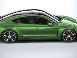 Porsche Taycan Turbo S 2020 3D 模型