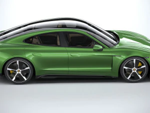 Porsche Taycan Turbo S 2020 3D Model