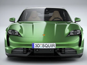 Porsche Taycan Turbo S 2020 3D Model