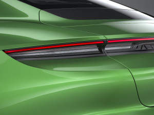 Porsche Taycan Turbo S 2020 3D 模型