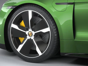 Porsche Taycan Turbo S 2020 3D Model
