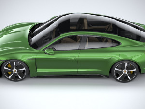 Porsche Taycan Turbo S 2020 3D 模型
