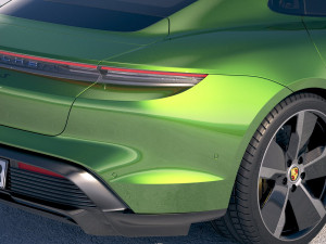 Porsche Taycan Turbo S 2020 vray Modèle 3D