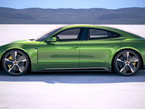 Porsche Taycan Turbo S 2020 vray Modèle 3D