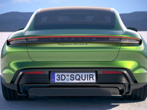 Porsche Taycan Turbo S 2020 vray Modèle 3D