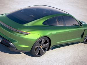 Porsche Taycan Turbo S 2020 vray Modèle 3D