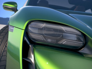 Porsche Taycan Turbo S 2020 vray Modèle 3D