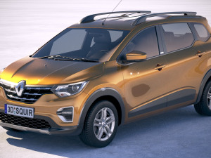 Renault Triber 2020 3D Model