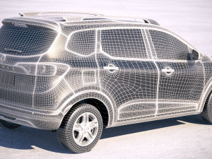 Renault Triber 2020 Modelo 3D