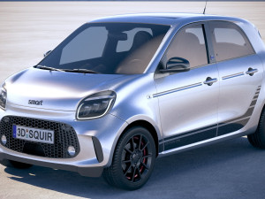 Smart EQ Forfour 2020 3D Model