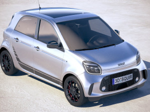 Smart EQ Forfour 2020 3D Model