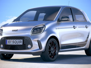 Smart EQ Forfour 2020 3D Model