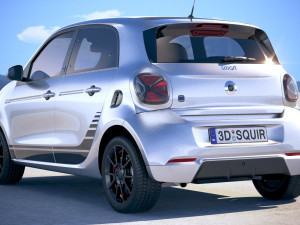 Smart EQ Forfour 2020 3D Model