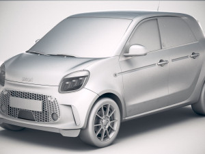 Smart EQ Forfour 2020 3D Model