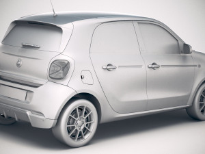 Smart EQ Forfour 2020 3D Model