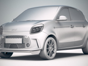 Smart EQ Forfour 2020 3D Model