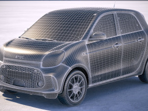 Smart EQ Forfour 2020 3D Model
