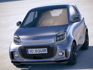 Smart EQ Fortwo 2020 3D Model