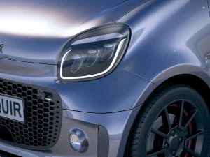 Smart EQ Fortwo 2020 3D Model