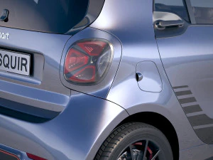 Smart EQ Fortwo 2020 3D Model