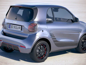 Smart EQ Fortwo 2020 3D Model