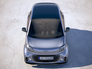 Smart EQ Fortwo 2020 3D 모델