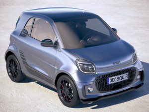 Smart EQ Fortwo 2020 3D 모델