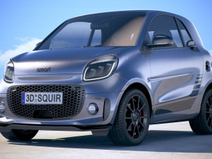 Smart EQ Fortwo 2020 3D 모델
