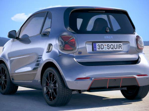 Smart EQ Fortwo 2020 3D Model