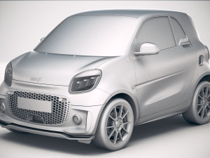 Smart EQ Fortwo 2020 3D 모델