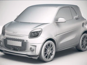 Smart EQ Fortwo 2020 3D Model