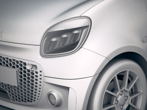 Smart EQ Fortwo 2020 3D 모델