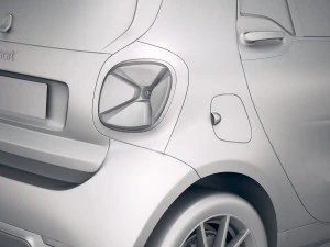 Smart EQ Fortwo 2020 3D Model