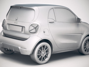 Smart EQ Fortwo 2020 3D 모델