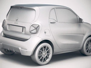 Smart EQ Fortwo 2020 3D Model