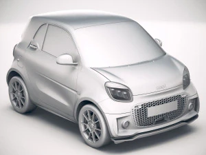 Smart EQ Fortwo 2020 3D Model