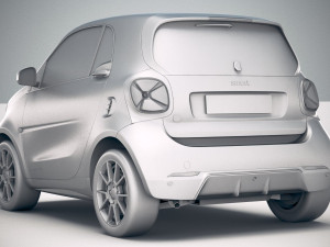 Smart EQ Fortwo 2020 3D 모델