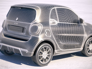 Smart EQ Fortwo 2020 3D 모델