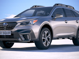 Subaru Outback 2020 3D Model