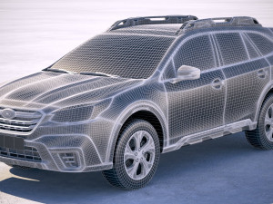 Subaru Outback 2020 3D Model