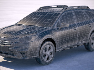Subaru Outback 2020 3D Model