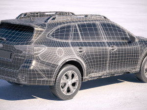 Subaru Outback 2020 3D Model