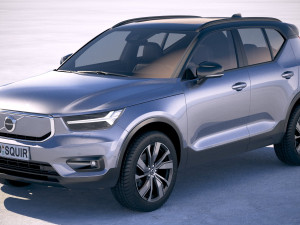 volvo xc40 recharge 2020 3D Model