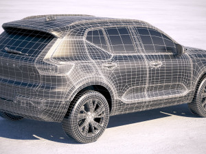 Volvo XC40 Recharge 2020 Model 3D