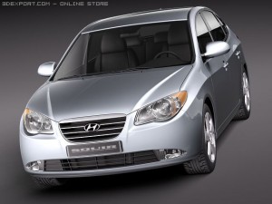 Hyundai Elantra 2010 3D मॉडल